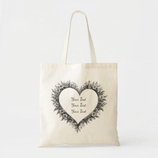Bolso De Tela Personalized Classic Floral Heart Tote