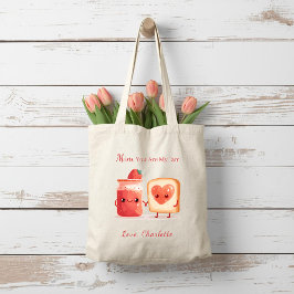 Bolso De Tela Personalized Cute Strawberry Jam Mothers Day Gift