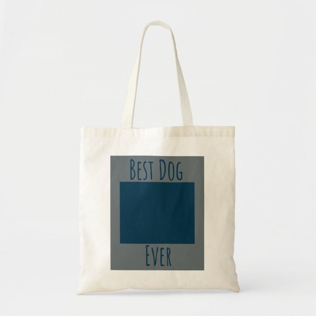 Bolso De Tela Personalized Dog Lover Tote Bag  (Frente)
