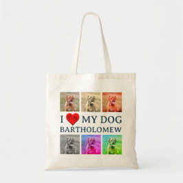 Bolso De Tela Personalized Dog Pop Art Pet Lover Gift