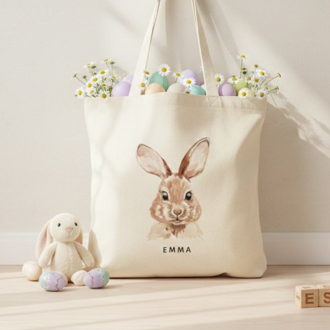 Bolso De Tela Personalized Easter Bunny with Name  (Subido por el creador)