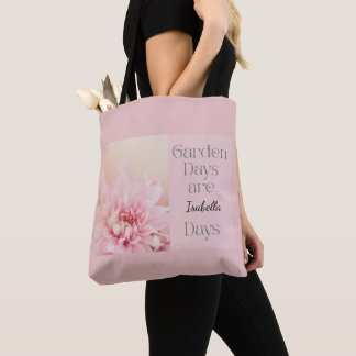 Bolso De Tela Personalized Garden Days, Gardening Hobby Gift