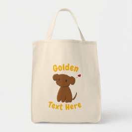 Bolso De Tela Personalized Golden Doodle Dog Tote Bags