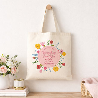 Bolso De Tela Personalized Mom Est Tote Bag Meaningful Gift