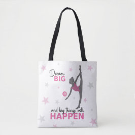 Bolso De Tela Personalized Rhythmic Gymnast Dream Big Tote Bag