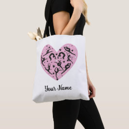 Bolso De Tela Personalized Rhythmic Gymnastics Tote Bag Pink