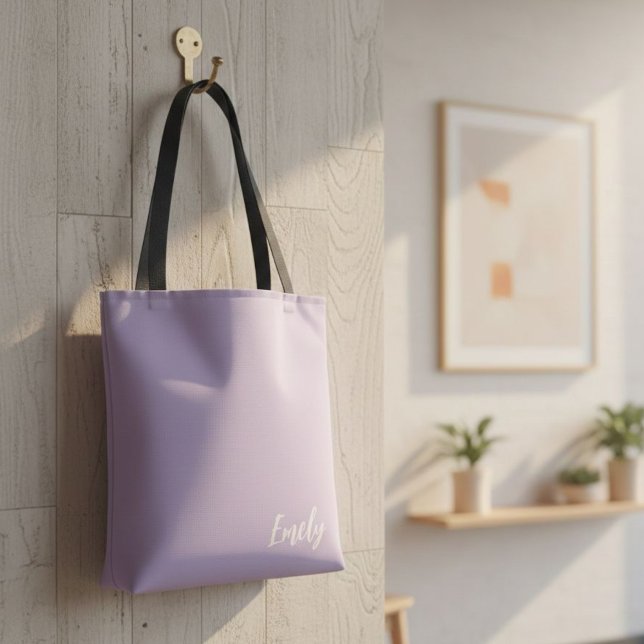 Bolso De Tela Personalized Tote,  Bridesmaid Gift, Custom Name  (Subido por el creador)