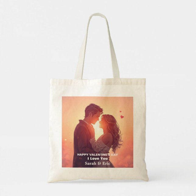 Bolso De Tela Personalized Valentine’s Day Gift (Reverso)