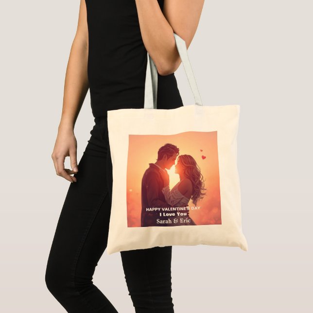 Bolso De Tela Personalized Valentine’s Day Gift (Anverso (producto))