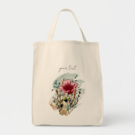 Bolso De Tela Personalized Wildflower Paint Splatter Tote Bag