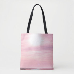 BOLSO DE TELA PERSONAS CAMINANDO POR LA MAR DURANTE LA HORA DE O