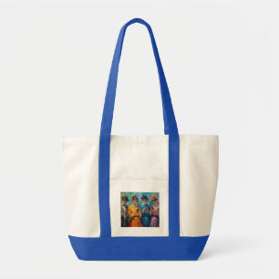 Bolso De Tela Personas del siglo XIX usando smartphones