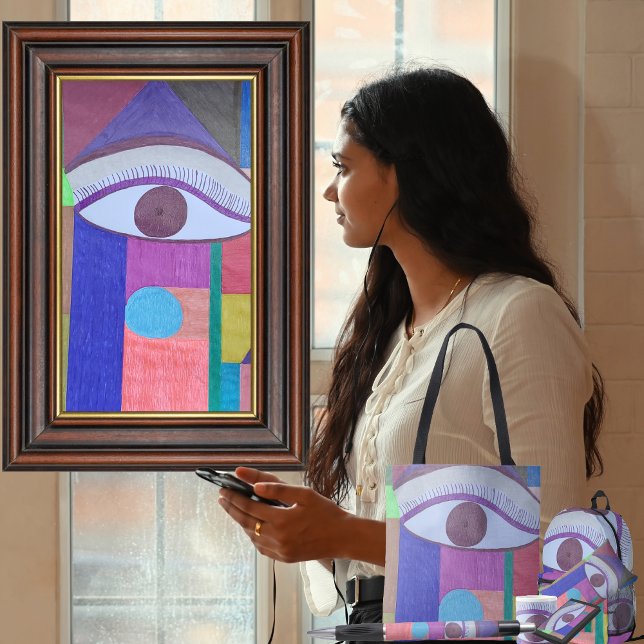 Bolso De Tela "Perspective"  (Get the full “Perspective” collection at: https://bit.ly/SmartArtIIZazzle. )