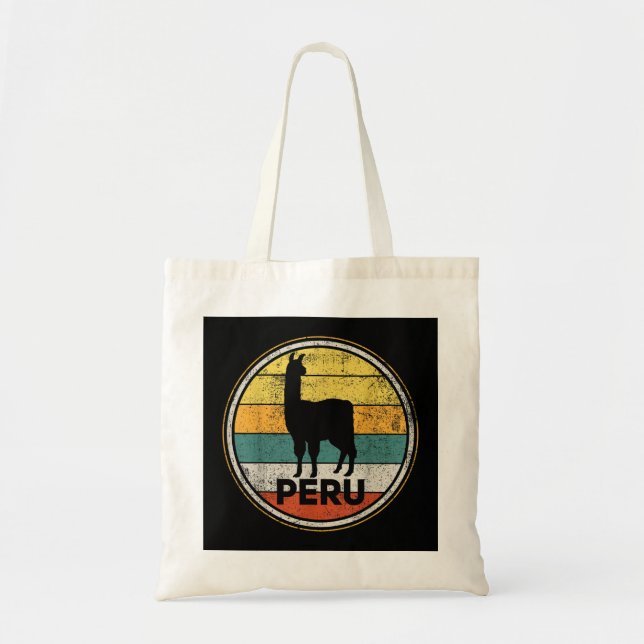 Bolso De Tela Perú: Vintage retro peruano (Frente)