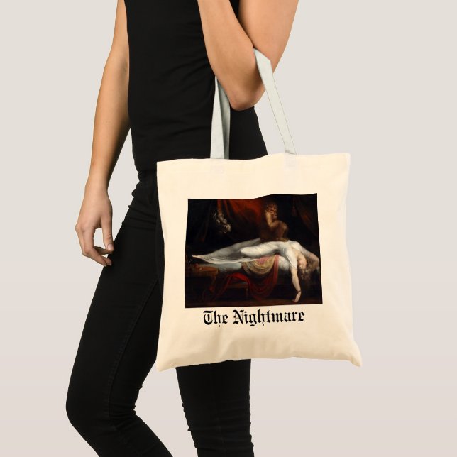 Bolso De Tela Pesadilla de Henry Fuseli Gothic Macabre Dark Art (Anverso (producto))