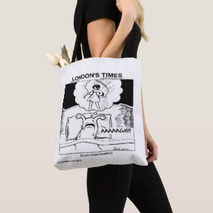 Bolso De Tela Pesadillas de babosas Clásico LTCartoons Cómic