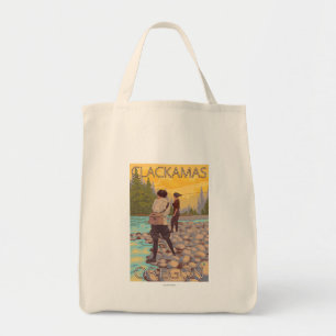 Bolso De Tela Pesca con mosca de las mujeres - Clackamas, Oregon
