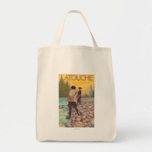 Bolso De Tela Pesca con mosca de las mujeres - Latouche, Alaska