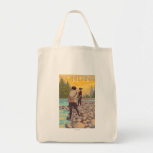 Bolso De Tela Pesca con mosca de las mujeres - Montana