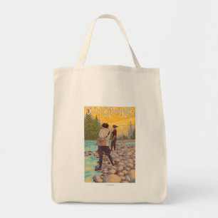Bolso De Tela Pesca con mosca de las mujeres - Wyoming