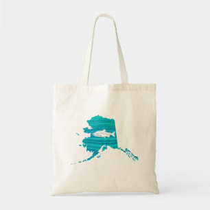 Bolso De Tela Pesca de alaska Wave Salmon