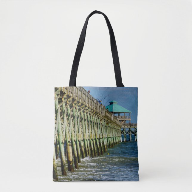 Bolso De Tela Pesca de muelle (Anverso)