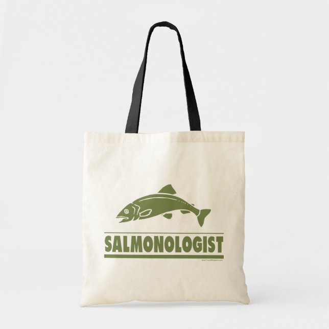 Bolso De Tela Pesca de salmón (Frente)