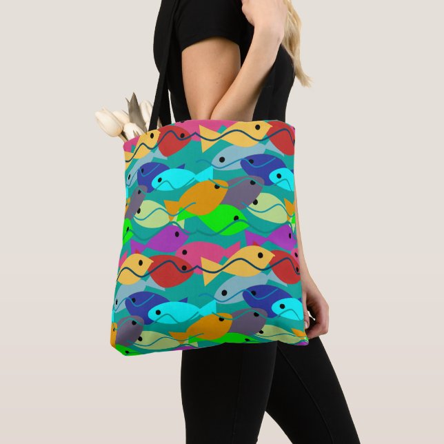 Bolso De Tela Pescado (Detalle)