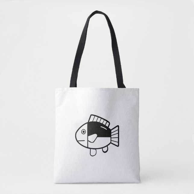 Bolso De Tela Pescado (Anverso)