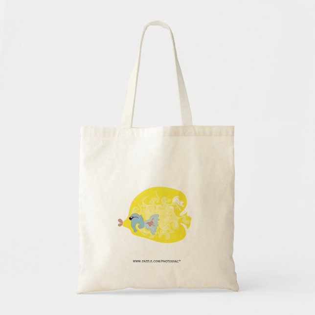 Bolso De Tela Pescado amarillo (Frente)