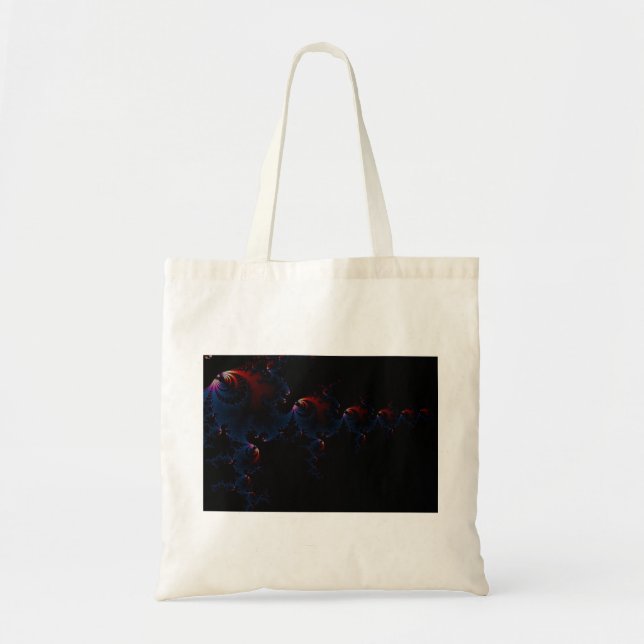 Bolso De Tela Pescado: arte fractal (Frente)