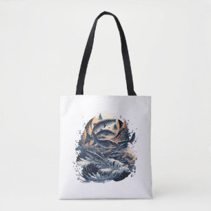 Bolso De Tela Pescado Carpa Pescado Angler Pescado