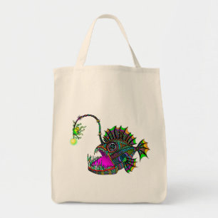 Bolso De Tela Pescado de ángler eléctrico