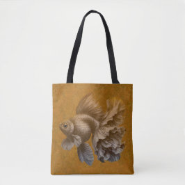 Bolso De Tela Pescado de oro