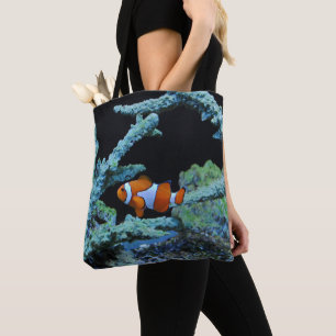 Bolso De Tela Pescado de Payaso en Coral
