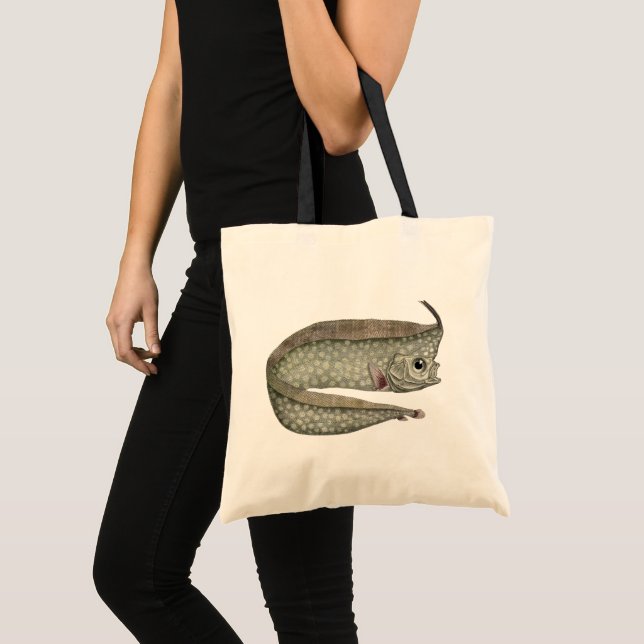 Bolso De Tela Pescado de pez de oruga reposo, vida acuática mari (Anverso (producto))