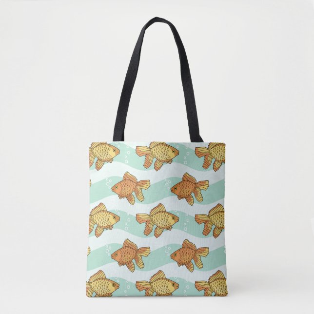 Bolso De Tela Pescado-modelo (Anverso)