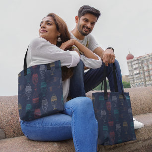 Bolso De Tela Pescado tribal