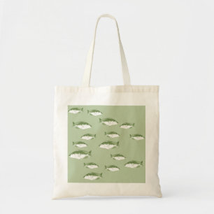 Bolso De Tela Pescado verde oliva