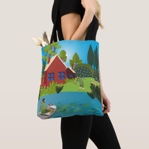Bolso De Tela Pescadores