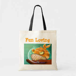 Bolso De Tela Pescados cariñosos de la diversión