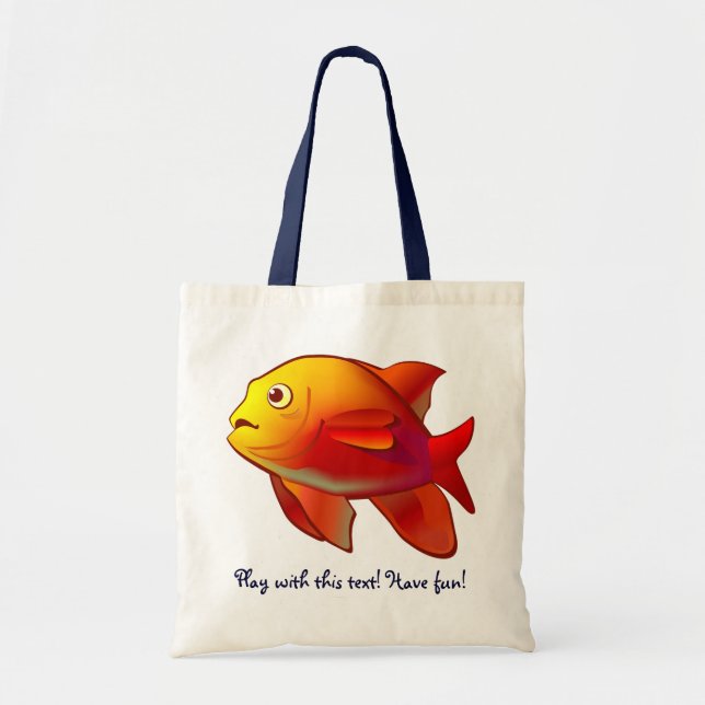 Bolso De Tela Pescados de Garibaldi (Frente)