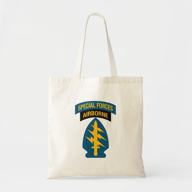 Bolso De Tela Pestaña aérea de las fuerzas especiales (Frente)