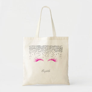 Bolso De Tela Pestañas Postizas Elegantes y Chic, Diamantes de P