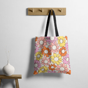 Bolso De Tela Petal Jubilee Suave Cítrico Retro