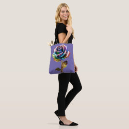Bolso De Tela Petales dorados