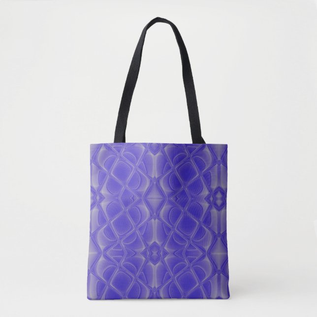 Bolso De Tela Petales índigo (Anverso)