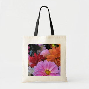 Bolso De Tela Pétalos de Dahlia