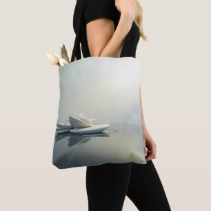 Bolso De Tela Pétalos flotantes de diseño de piedra