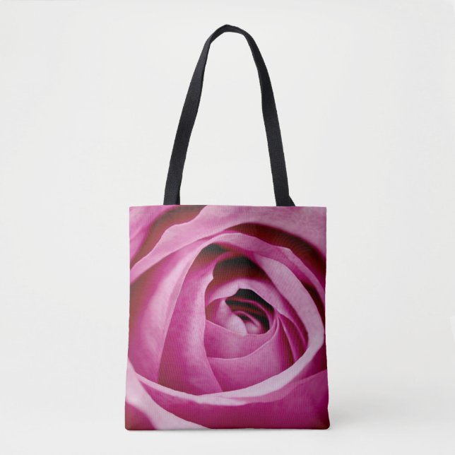 Bolso De Tela Pétalos interiores de Rosa Bud (Anverso)